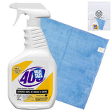 GLOBAL PACKING SOLUTIONS 409 MultiSurface Antibacterial Cleaner Degreaser Spray 32 Fl Oz, Lemon Scent, Kills 99.9% of Germs and