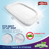 VanDuck 100% Cotton Terry Mop Pad 15x8 inch (24-Pack)