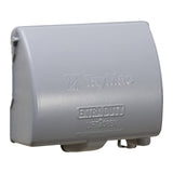TayMac MX4380S Extra Duty Expandable inUse Cover Weatherproof Metal Low Profile 8in1, 3.5 in. Deep, 1Gang, Gray