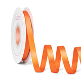 Laferri Russet Orange Satin Ribbon,Double Faced 3/8 X 25 Yards,Fabric Ribbon Use for Gift Wrapping DIY Craft Floral Bouquets Wed