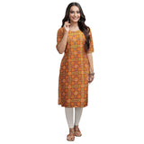Pinkmint Women's Digital Printed Straight Kurta[Surbhi-530333-S]