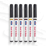 Mohawk Wood Stain Brush Tip Markers Furniture Touch Up Kit, Assorted Colors M265-1204, 6 Pack