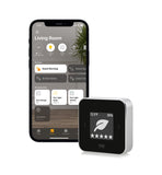 Eve Room Indoor air quality sensor to monitor air quality (VOC), temperature & humidity, Apple HomeKit technology, Bluetooth a