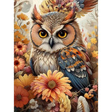 Owl Diamond Art Kits for Adults, DIY Full Drill Animal Diamond Painting Kit for Beginners, 5D Embroidery Craft Kits with Resin G