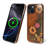 Flivro Magnetic Case for iPhone 15, Compatible with Magsafe,PC Hard Shell Silicone Inner Bumper Anti-Scratch Full-Body Cover Sho