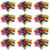 Creative Arts Turkey Feathers, Hot Colors, 14 Grams Per Pack, 12 Packs