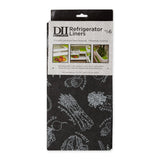 Black Market Print Fridge Liner Set/6