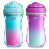 Chicco Double-Wall Insulated Sippy Cup with Bite-Proof Rim Spout and Spill-Free Lid 9oz. | Top-Rack Dishwasher Safe | Easy to Ho