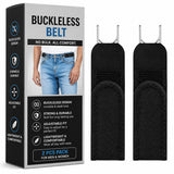 Buckleless Elastic Belt With Tactical Metal Hook For Men & Women