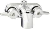Heavy Duty 3 3/8 Centers Chrome Plated Diverter Clawfoot Tub Faucet
