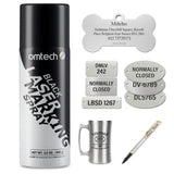 OMTech Laser Marking Spray, Metal Laser Marking Fluid for CO2 Laser Engravers, 13oz Aerosol High Contrast Black Spray for Laser 