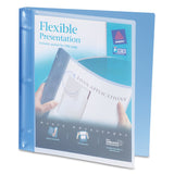 Avery Flexible Round Ring Presentation Binder BNDR,FLEXIVIEW .5,SLVBE 34420 (Pack of20)