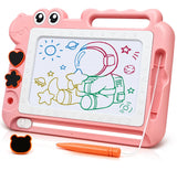 AiTuiTui Magnetic Drawing Board Toddler Toys Gift for 2 3 Year Old Girls Boys, Sketch Writing Doodle Pad Age 2-4 Travel Games, E