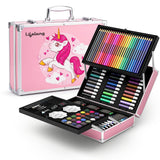 Lifelong Colour Set Kit For Kids | 145 Pieces Colour Pencil Set | Stationary Kit For Kids With Oil Pastels, Crayons, Paint Brush