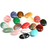 CAB Cabochon Beads Natural Stones Beads for Jewelry Making Natural Stone Oval Random Color Beads Crystal Quartz Stone for Jewelr