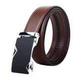 Zacharias MenS Faux Leather Belt (Asb5304_Brown) (Free Size_Pack Of 1)