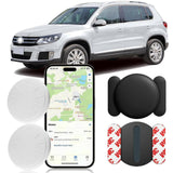 GPS Tracker for Vehicles No Subscription,Real Time Car Locator,Magnetic Anti-Theft Vehicle Tracking Device Work with Apple Find 