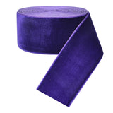 Chenkou Craft 5Yards Violet 1 1/2 Velvet Ribbon Bulk (Violet, 1 1/2(40mm))