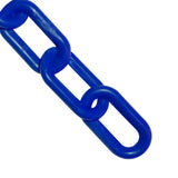 Mr. Chain Plastic Barrier Chain, Traffic Blue, 2Inch Link Diameter, 50Foot Length (5002650)