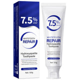 Hydroxyapatite Toothpaste - Protects Enamel, Strengthens Teeth, Deeply Cleans and Promotes Oral Health with a Refreshing Mint Fl