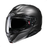 HJC RPHA 91 Solid Modular Motorcycle Helmet with HJ-37 Pinlock Shield, DOT Approved (Semi Flat Titanium, X-Small)