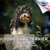2025 2026 Yorkshire Terrier Puppies Calendar - Dog Breed Monthly Wall Calendar - 12 x 24 Open - Thick No-Bleed Paper - Giftable 