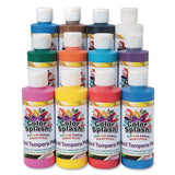 S&S Worldwide Color Splash! Liquid Tempera Bulk Paint, Set of 12 in 11 Bright Colors, 8oz FlipTop Bottles, Great for Arts & Cr