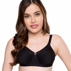 Trylo Pinky Strapless 38 Black D - Cup,BLACK,38,B09SHBHP78