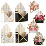 Ncozwo Flower Envelope Boxes Floral Envelope Paper Box Florist Bouquet Folding Gift Packaging Basket for Valentines Day Mothers