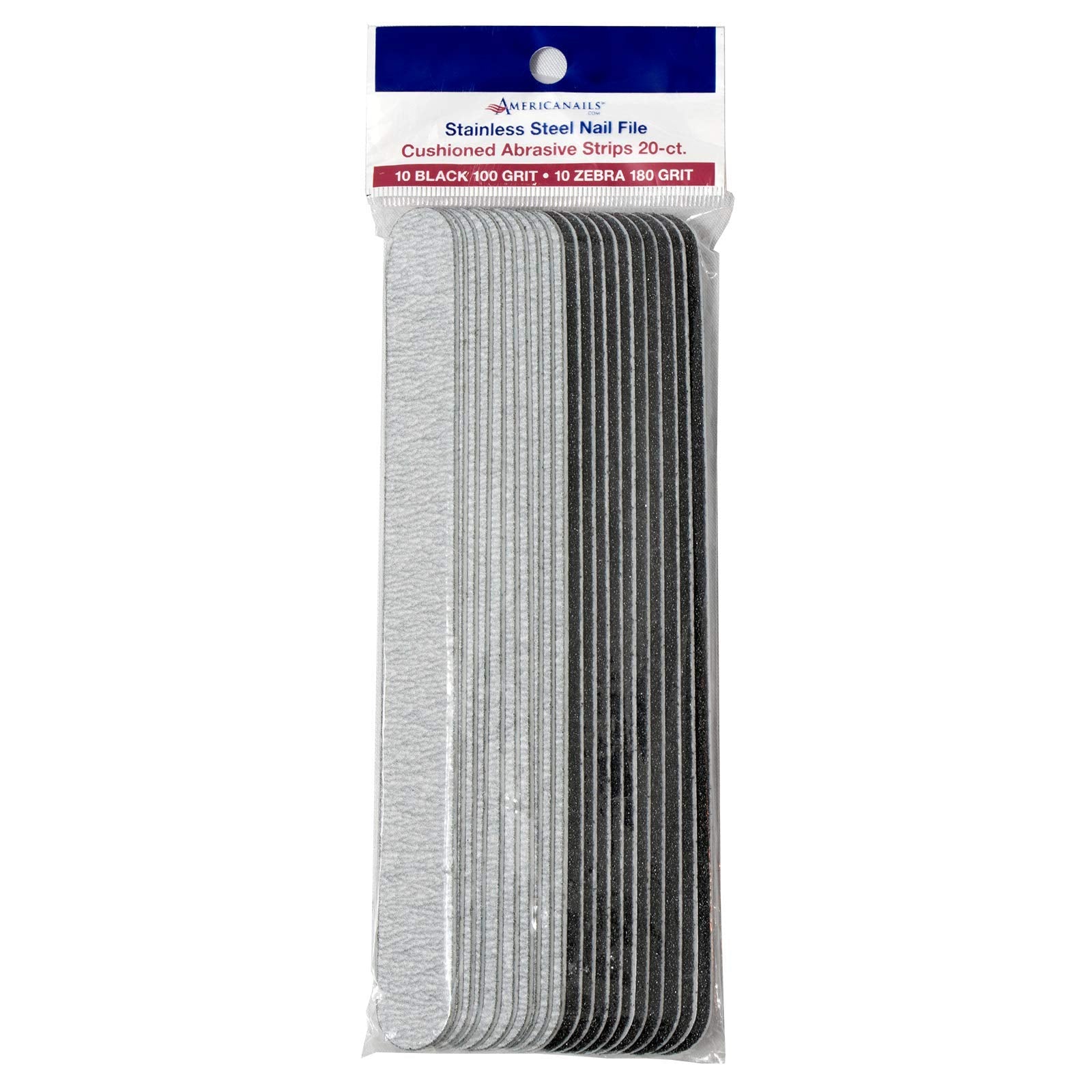 Americanails EasyPeel Manicure Nails File Cushioned Abrasive Strips 20ct