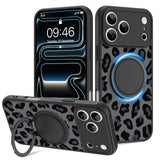 Fiyart Designed for iPhone 17 Pro Case Ring Holder Kickstand Magnetic Bumper Compatible with MagSafe Camera Lens Protection for 