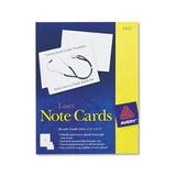 Avery 5315 Laser Cards W/Envelopes, 41/4Inch x51/2Inch, 60/BX, WE
