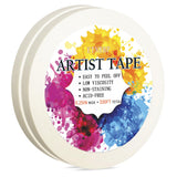 ETNRHP Low Tack 2 Packs White Artist Tape for Watercolor Paper Drafting Art Masking Tape Acid Free Painter Watercolor Tape for P
