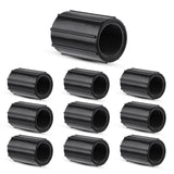 PEUTIER 10pcs 1/2 Inch Female Threaded PVC NPT Connector, Double Female Thread Coupling Sprinkler Pipe Riser Adapter Irrigation 