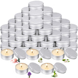 MTLEE 50 Pcs Scented Candles Gift Travel Tin Candle Aromatherapy Candle Favors for Christmas Winter Baby Shower Favors Wedding G