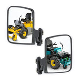 HECASA Universal Tractor Mirror Compatible with John Deere, Kubota, Kioti, Mahindra Strong Magnetic Mirrors Tractor Accessories