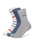 LeviS Ls105 MenS Cotton Stretch Regular Half Terry Socks With Cushioned Sole (Pack Of 3)