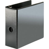 Business Source 26966 View Binder Locking DRing 5Inch Capacity Letter Black