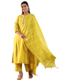 Libas Women'S Chanderi Silk Kurta Set (49457