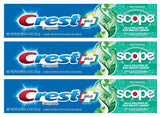 Crest Toothpaste Plus Scope Whitening Minty Fresh (Pack of 3)