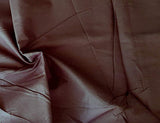 Plain Solid Cotton Lawn 3-Yards 44 inches Wide Cut Fabric Solid Dyed Material DIY Craft (108 x 44 inches, Chocolate Brown 3y)