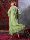 Gosriki Women'S Cotton Blend Embroidered Straight Kurta With Pant & Dupatta (Kochi Methi-Gs_Xxl_Green_Xx-Large),Green,2,B0D9WDPD3W