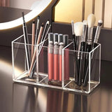 MosQuick 3 grid Elegant Makeup Brush Holder Pen Stand remote holder Multifunctional desk organiser Premium bathroom organizer Ac