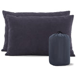MOON LENCE Camping Pillows 2 Pack, Supportive Pillow for Sleeping, Compressible Lightweight for Camp and Travel, with Removable 