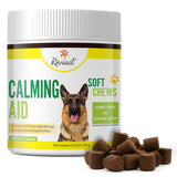 Reviact Calming Chews for Dogs - 60 Count Anxiety Relief Soft Chews Promote Balanced Behavior - Beef Flavored Calming Treats for