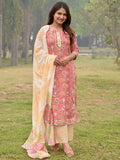 Libas Women'S Cotton Kurta Sets (33206O_Pink Pink L