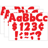 Red Funtastic 4 Letters Combo Pack, 208 Per Pack, 3 Packs