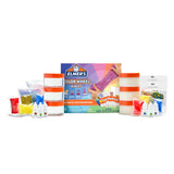 Elmers Color Wheel Slime Kit, Includes Elmers GUE Premade Slime, Clay Color Pigments, Scents, Sheet Labels, 24 Piece Kit