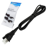 HQRP AC Power Cable Cord Compatible with VIZIO E40-C2, E40x-C2, E43-C2, E48-C2, E55-C2, E65x-C2 LED LCD HDTV Smart TV Mains Cabl