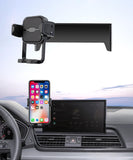 Masergogo Car Phone Holder for 2021-2025 Audi Q5/2020-2025 A5/S5/RS5/20-25 A4/S4, 360 Rotation, 10.1 inch Screen Fixed Clip, Aut